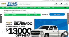 Desktop Screenshot of burnschevycadillac.com